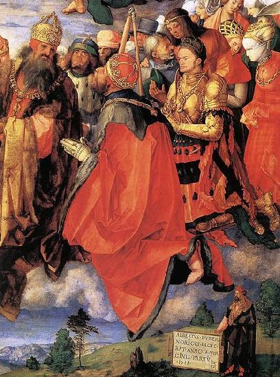 The Adoration of the Trinity, Albrecht Durer